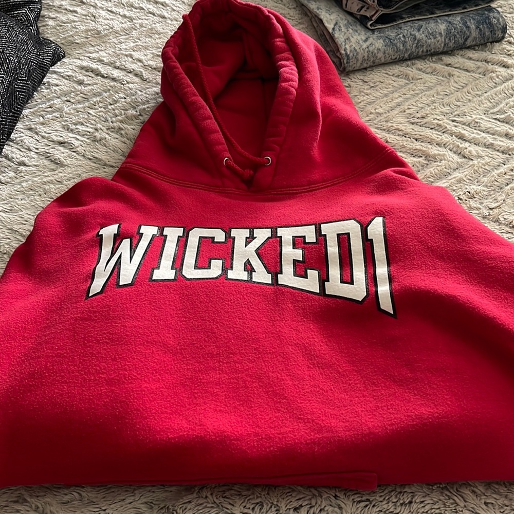Mens Wicked Red Hoodie